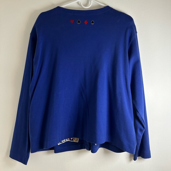 Bechamel Women’s Botton Down Blue Cardigan Sweater- Size Large - Picture 8 of 11